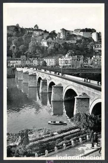 Postkarten: B&eacute;lgica. Namur *Pont de Jambes et citadelle* Circuit Benelux Generalcar. Nueva.