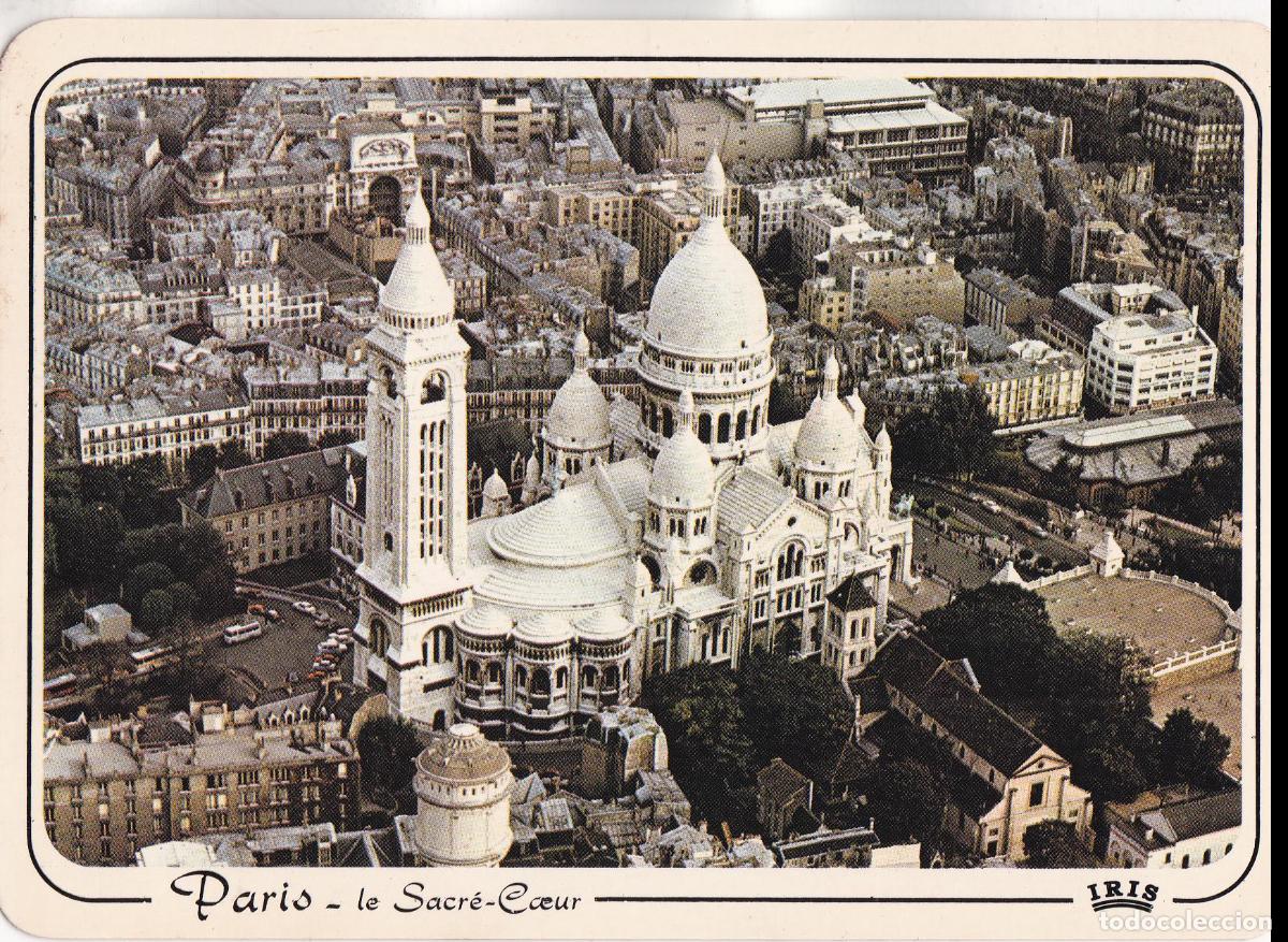 Postales: FRANCIA, PARIS, VISTA A&Eacute;REA DE LA BAS&Iacute;LICA DEL SAGRADO CORAZON &ndash; EDITIONS CHANTAL 438 &ndash; S/C