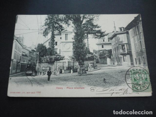 Cartoline: VEVEY SUIZA PLAZA ORIENTAL POSTAL