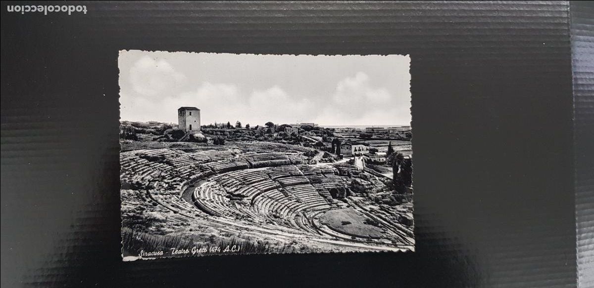 Postais: POSTAL FOTOGRAFIA SIRACUSA TEATRO GRECO GRIEGO ITALIA A&Ntilde;OS 30 40