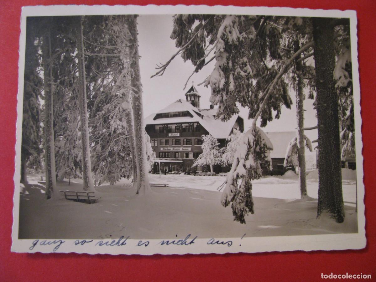 Postkarten: POSTAL DE ALEMANIA. SCHWARZWALD. HOTEL U. WINTERSPORTPLATZ KNIEBIS-LAMM. CIRCULADA A&Ntilde;OS 30