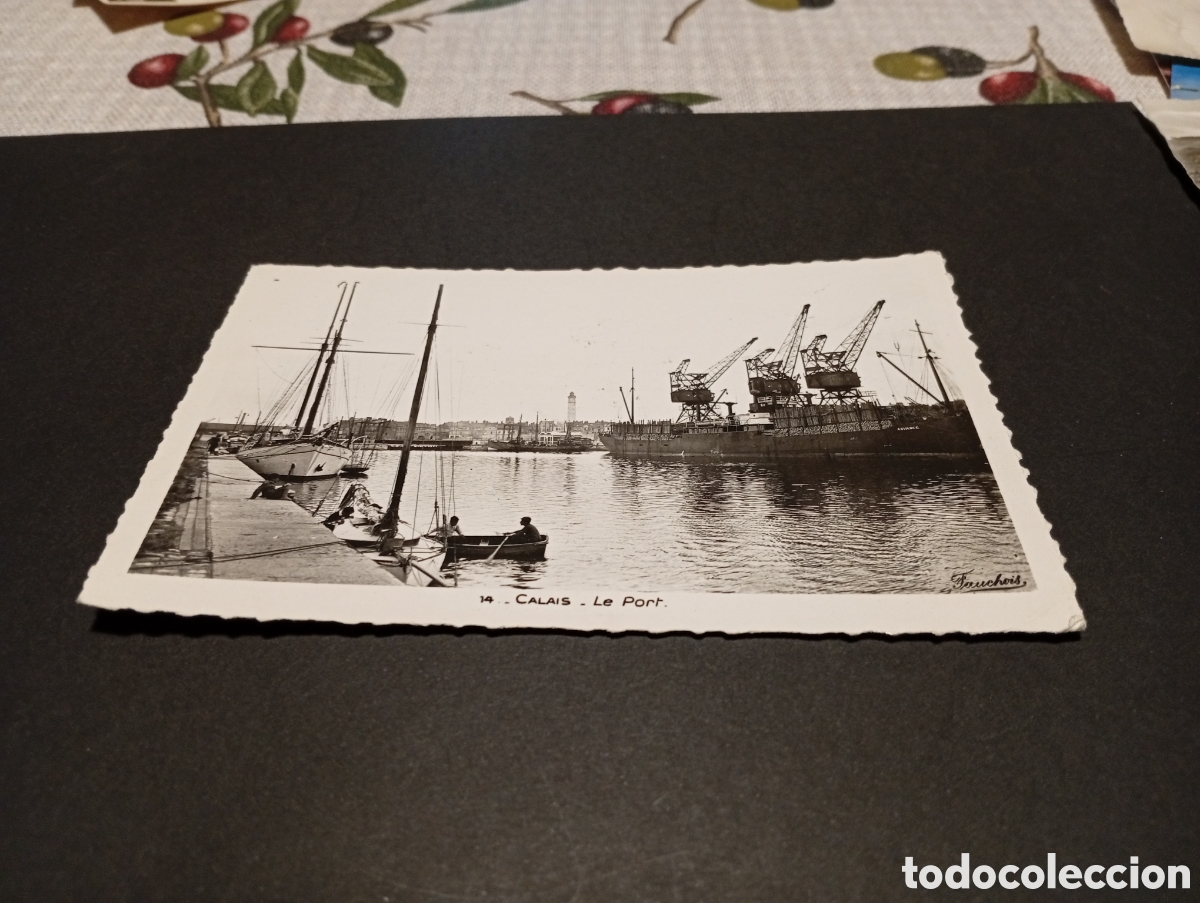 Postales: Postal Calais,puerto - Foto 1