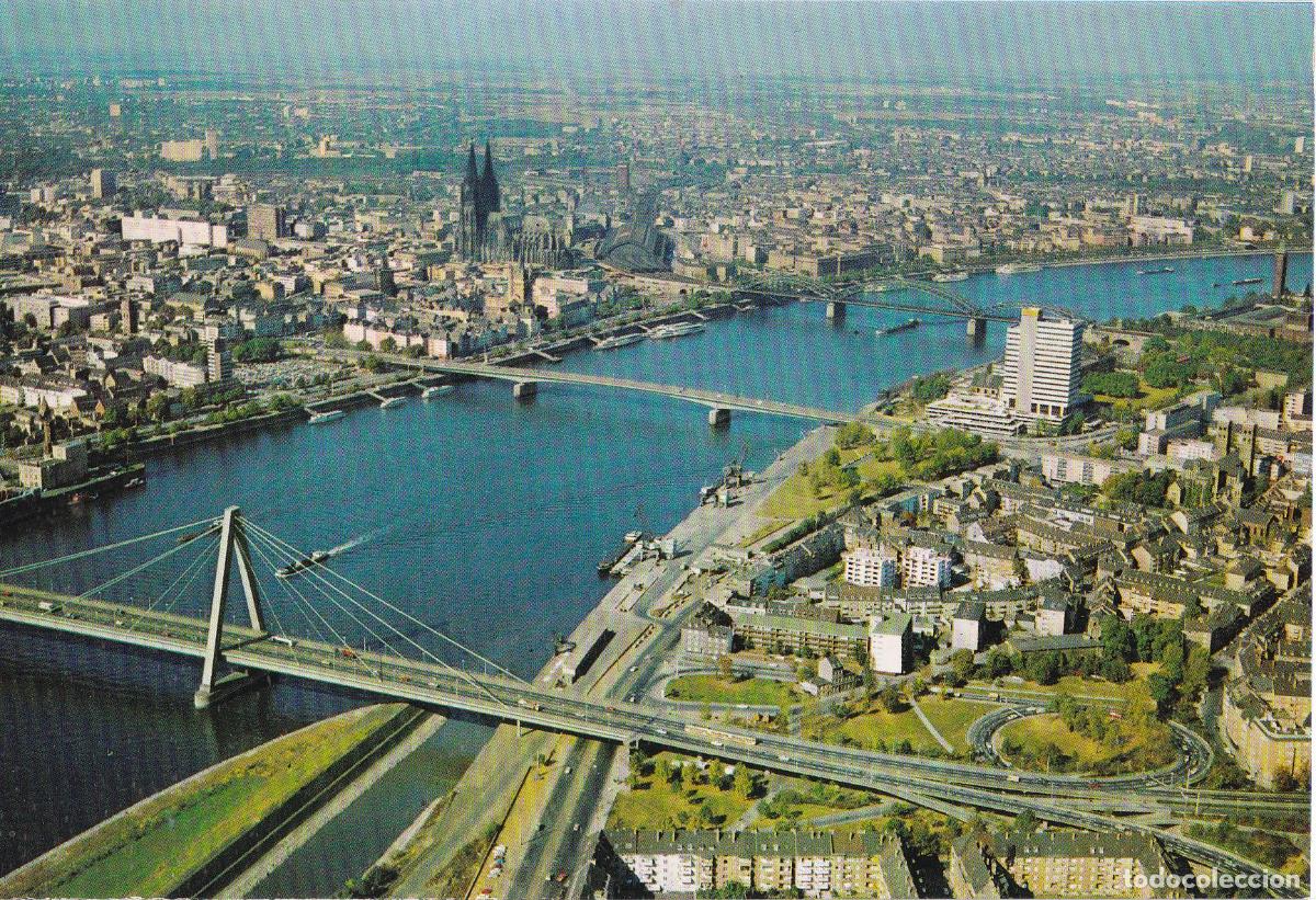 Postkarten: ALEMANIA, COLONIA, LOS PUENTES SEVERINS, DEUTZ, HOHENZOLLERN Y EL DEL ZOOLOGICO &ndash; S/C