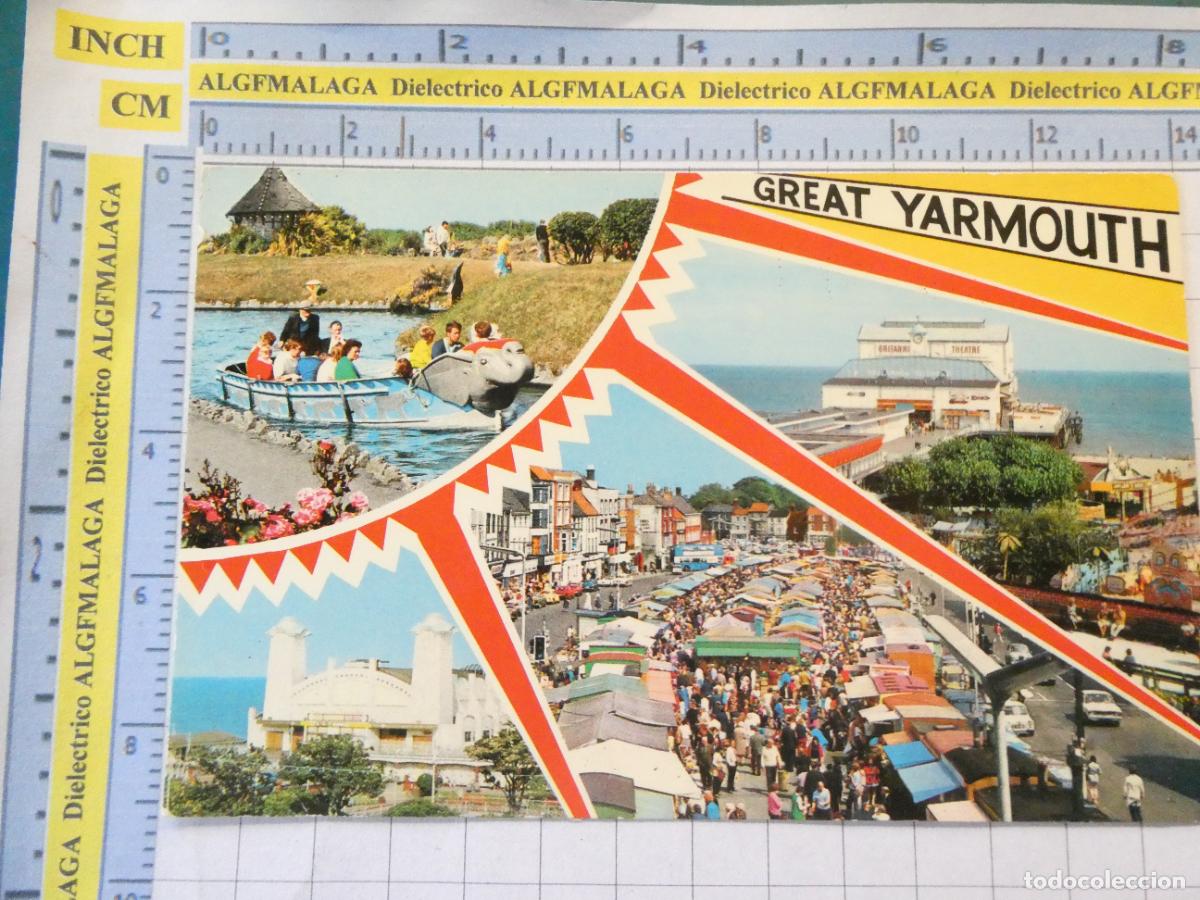 Cartes Postales: POSTAL DE REINO UNIDO GRAN BRETA&Ntilde;A.PARQUE ATRACCIONES BRITANNIA PIER GREAT YARMOUTH 855