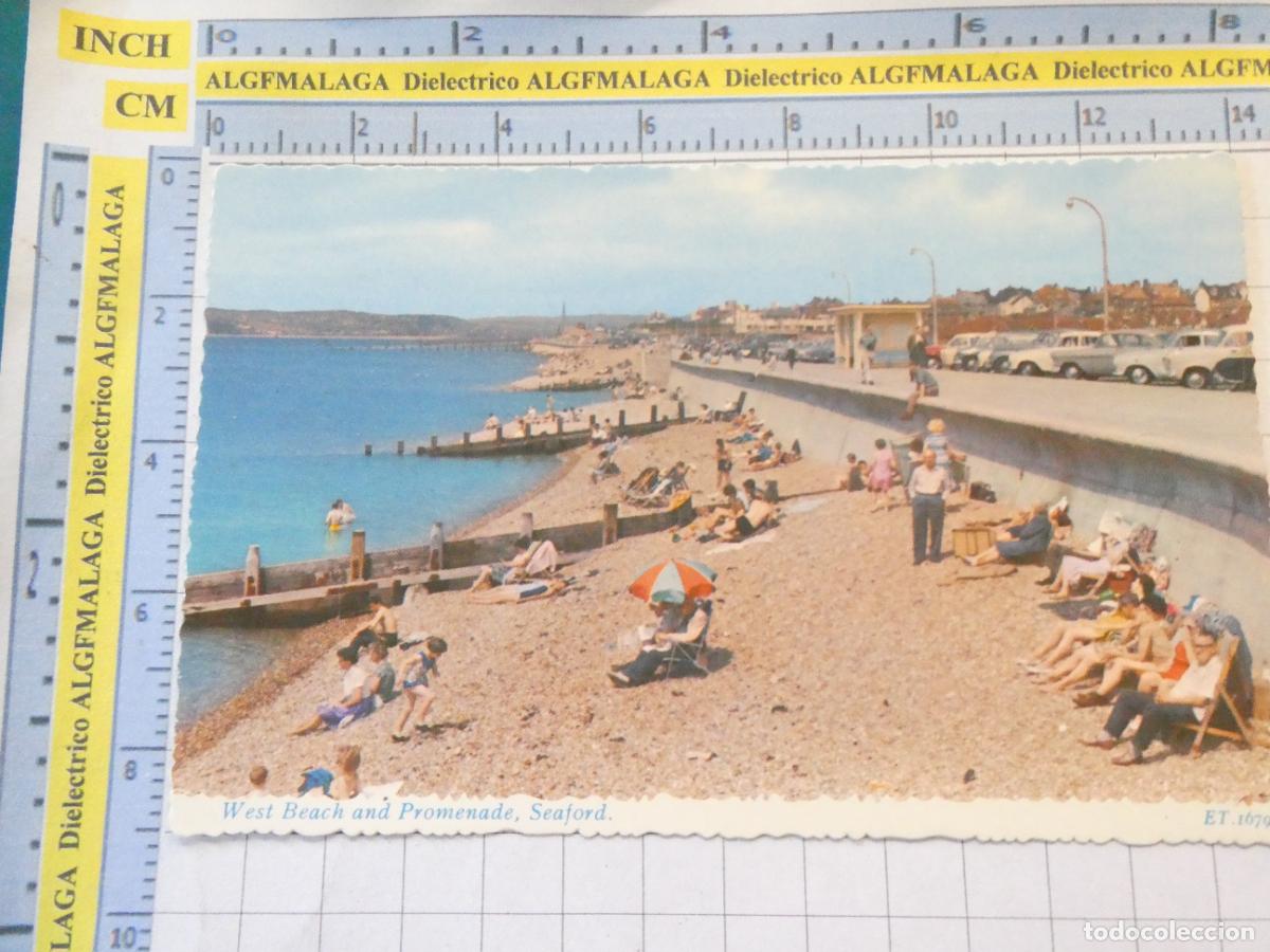 Postais: POSTAL DE REINO UNIDO GRAN BRETA&Ntilde;A. SEAFORD WEST BEACH AND PROMENADE. 873