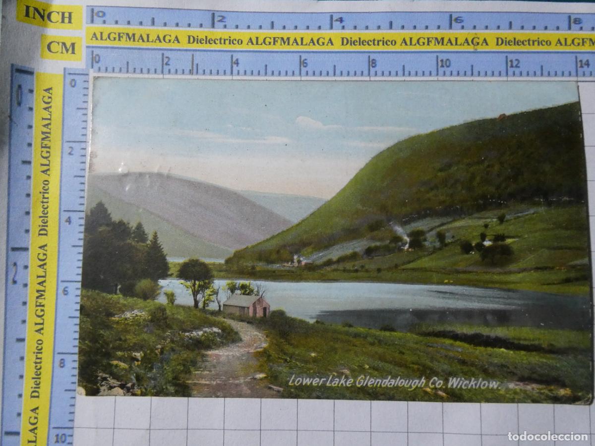 Postales: ANTIGUA POSTAL DE IRLANDA. A&Ntilde;O 1906 LOWER LAKE GLENDALOUGH CO. WICKLOW. 2479