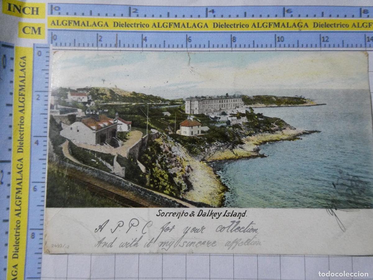 Postais: ANTIGUA POSTAL DE IRLANDA. A&Ntilde;O 1904. SORRENTO & DALKEY ISLAND. 2488