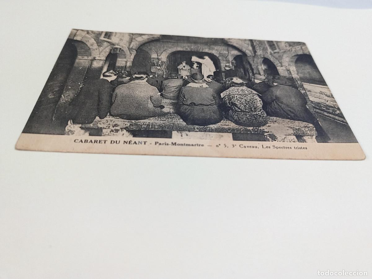 Postales: FRANCIA - POSTAL CABARET DU N&Eacute;ANT - PARIS-MONTMARTRE - CAVEAU - LES SPECTRES TRISTES