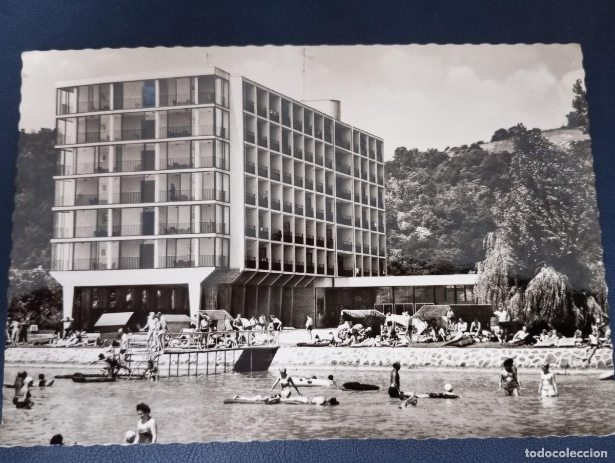 Postcards: POSTAL DE HUNGR&Iacute;A, 1967, TIHANI, HOTEL, MATASELLOS CONMEMORATIVO TIHANI