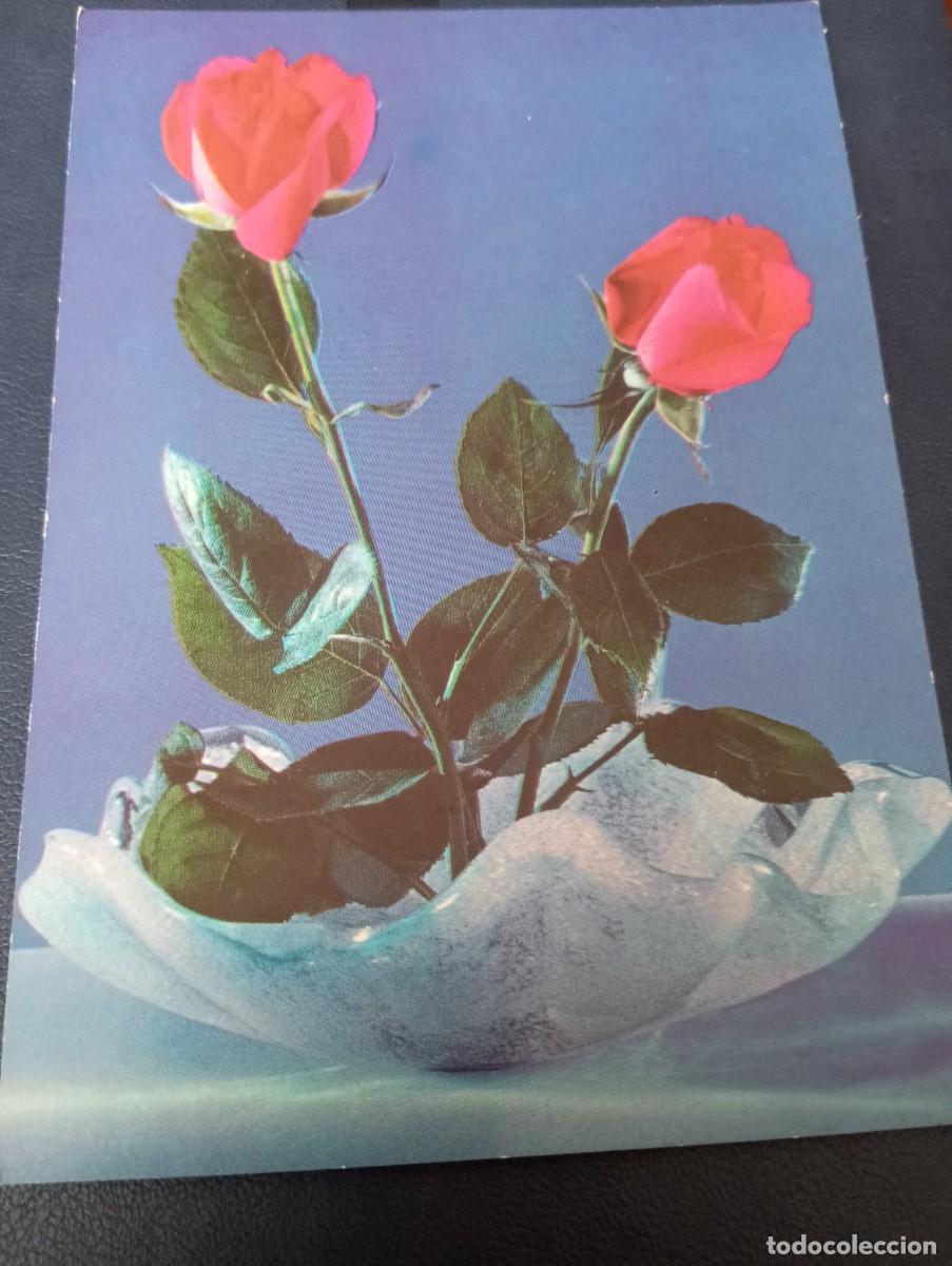 Postales: POSTAL DE HUNGR&Iacute;A, ROSAS,, CIRCULADA - Foto 1