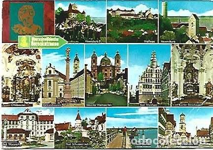 Postales: Alemania & Ruta del Barroco de la Alta Suabia, Multi, Biberach to W&uuml;renlos Switzerland 1975 (38)