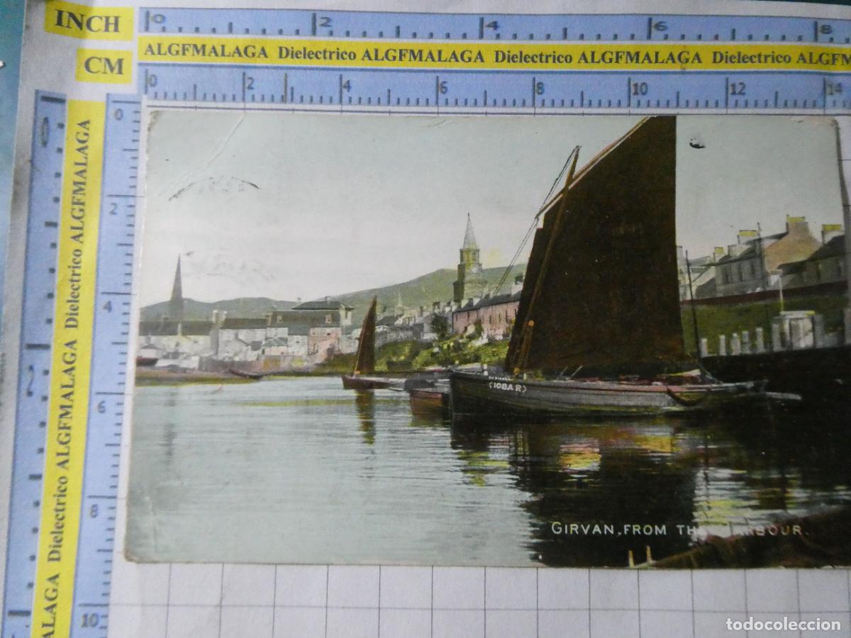 Postales: ANTIGUA POSTAL DE ESCOCIA. GIRVAN FROM THE HARBOUR. 3664