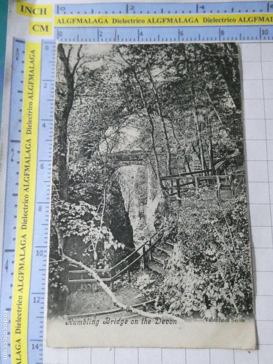 Cartoline: ANTIGUA POSTAL DE ESCOCIA. A&Ntilde;O 1905. RUMBLING BRIDGE ON THE DEVON. 3675