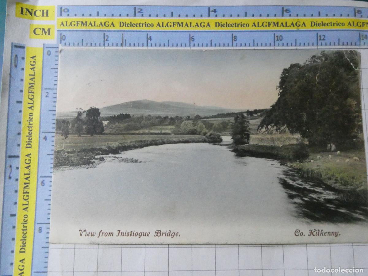 Postales: ANTIGUA POSTAL DE IRLANDA. A&Ntilde;O 1906. VIEW FROM INISTIOGUE BRIDGE KILKENNY. 3676