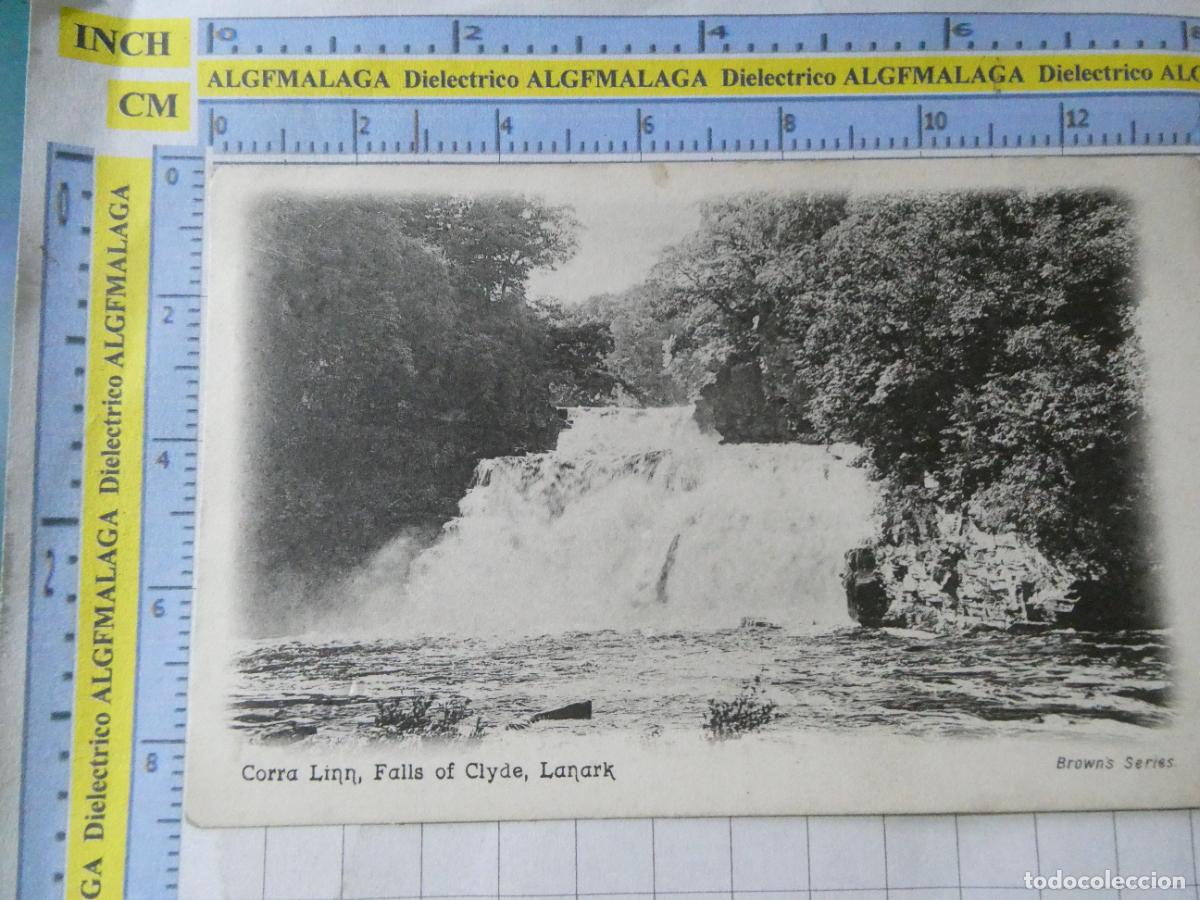 Cartes Postales: ANTIGUA POSTAL DE ESCOCIA. A&Ntilde;O 1905. CORRA LINN FALLS OF CLYDE LANARK. 3679