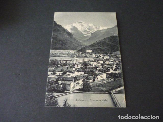 Postales: INTERLAKEN SUIZA POSTAL - Foto 1