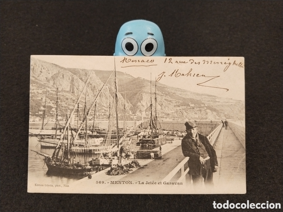 Postales: Postal de M&oacute;naco. Menton. La Jet&eacute;e et Garavan - Foto 1