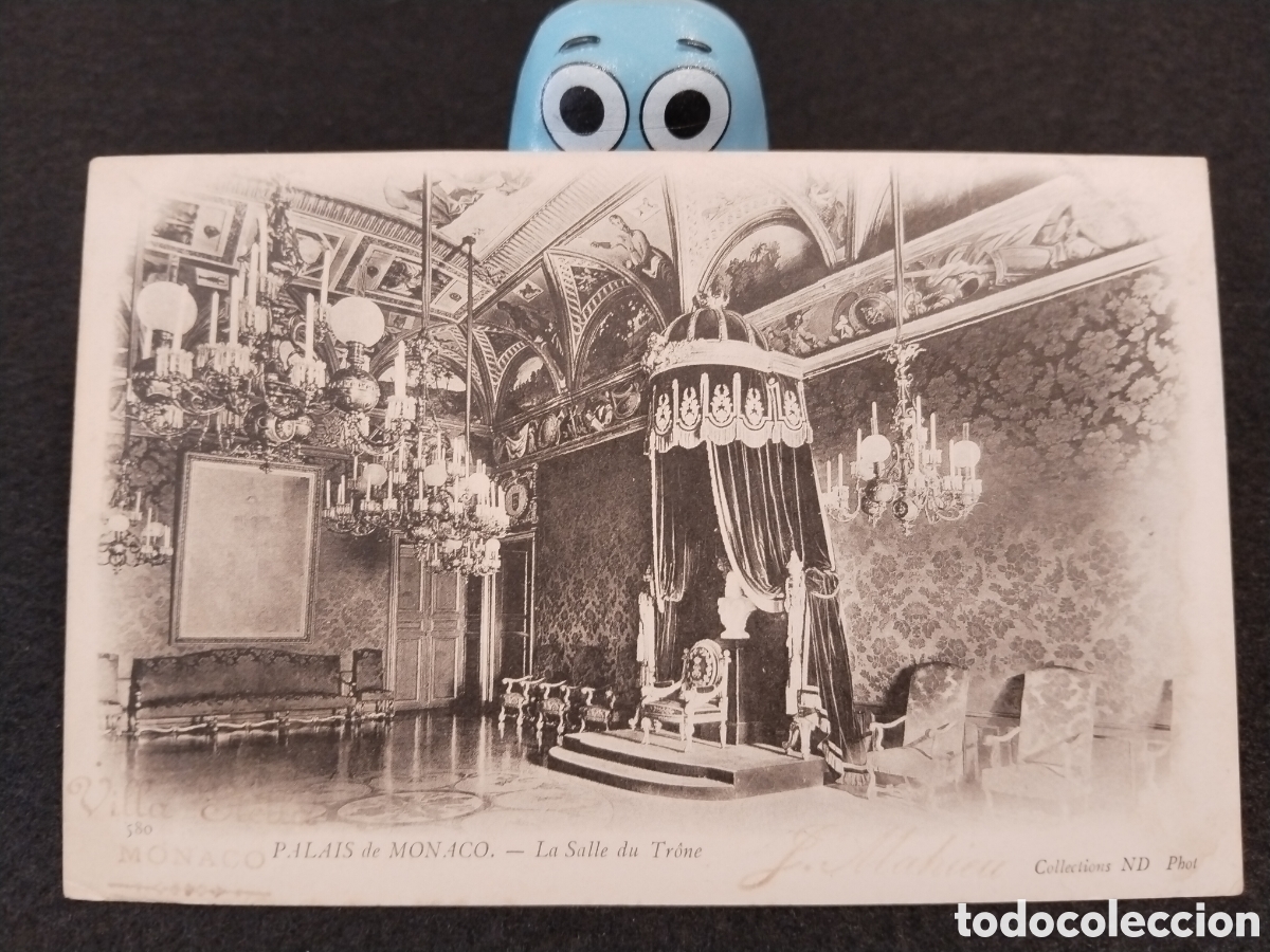 Postales: Postal de M&oacute;naco. La Salle du Tr&ocirc;ne - Foto 1