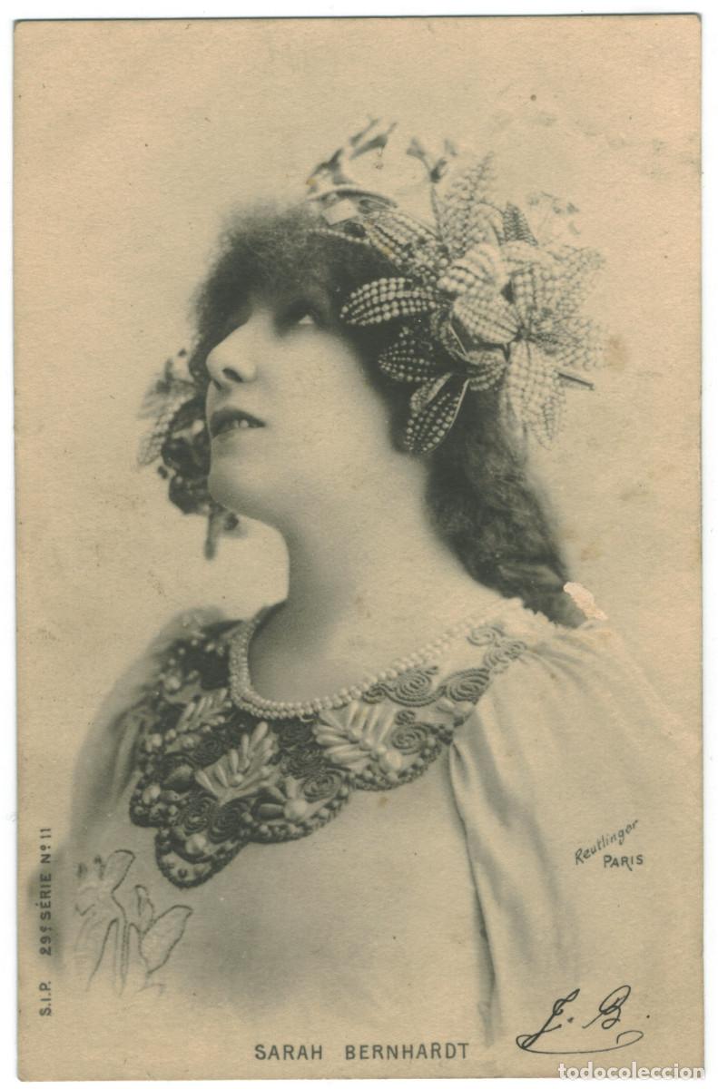 Postales: Postal actriz BERNHARDT, Sarah_SIP. 29-11. Photo Reutlinger (190-)