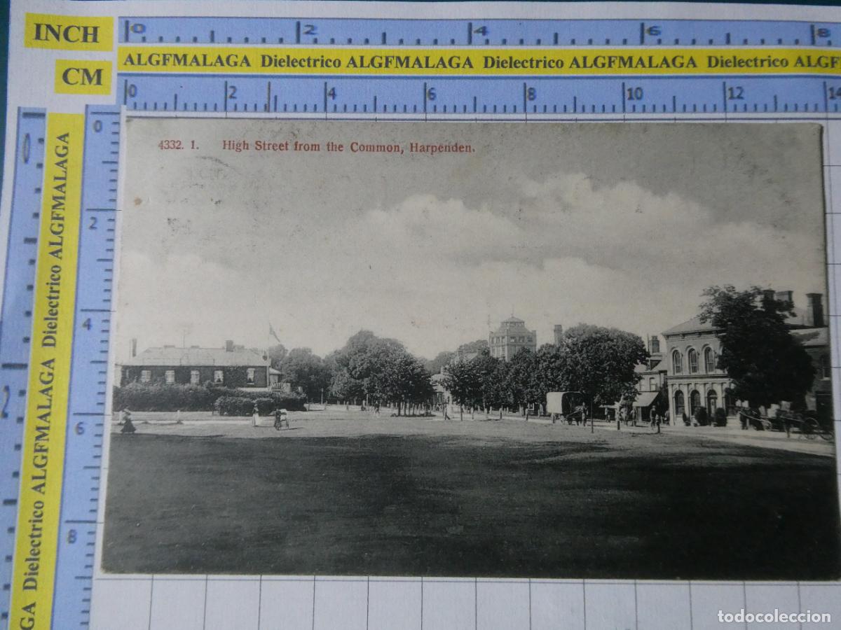 Postales: ANTIGUA POSTAL DE INGLATERRA. HIGH STREET FROM THE COMMON HARPENDEN. 3690