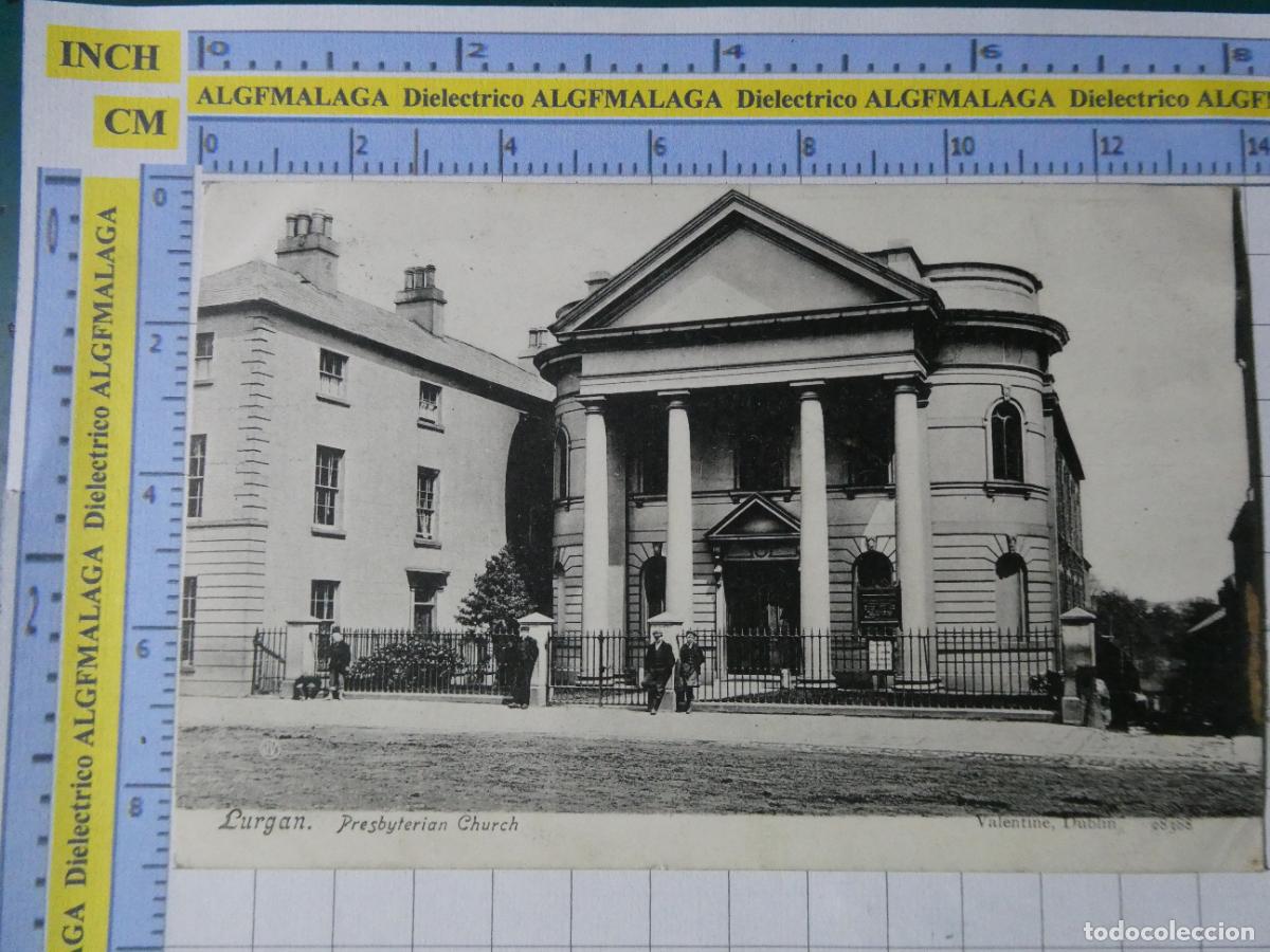 Postales: ANTIGUA POSTAL DE IRLANDA DEL NORTE. A&Ntilde;O 1908, LURGAN PRESBYTERIAN CHURCH. 3703