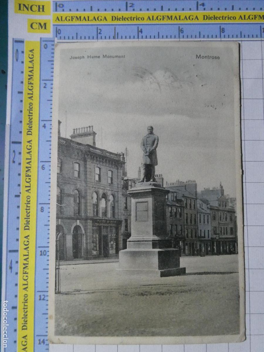 Postkarten: ANTIGUA POSTAL DE ESCOCIA. A&Ntilde;O 1904 MONTROSE JOSEPH HUME MONUMENT. 3708