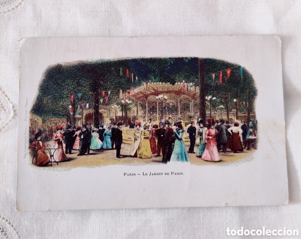 Postales: Lote de 6 Postales Paris 1900 - Foto 3