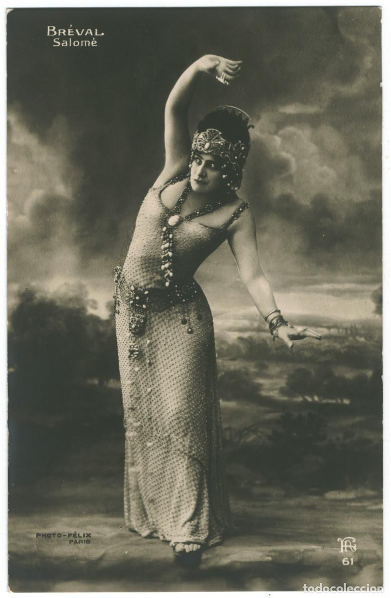 Postkarten: Postal actriz BR&Eacute;VAL, Lucienne_A. Christensen. 61. As Salom&eacute;. Photo F&eacute;lix (S/C)