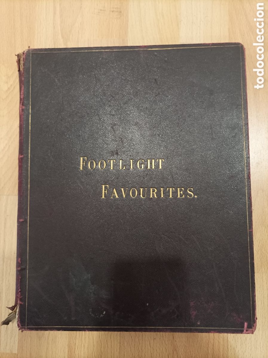 Postcards: FOOTLIGHT FAVOURITES (circa 1900) Completo. Actores y actrices. Dif&iacute;cil