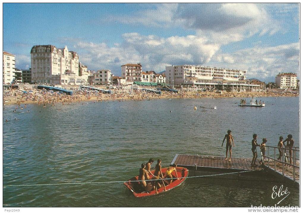 Postkarten: :::: PN321 - POSTAL - SAINT JEAN DE LUZ - LE FRONT DE MER ET SA GRANDE PLAGE