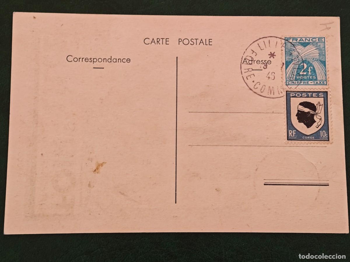 Postales: 1946 Postal de Francia - Foto 2
