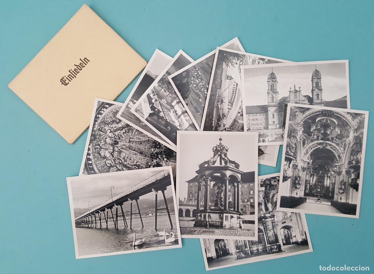 Cartes Postales: SOBRE CON 10 ANTIGUAS POSTALES 7 X 9 CM DE EINSIEDELN, BENZIGER, SUIZA, FOTOS