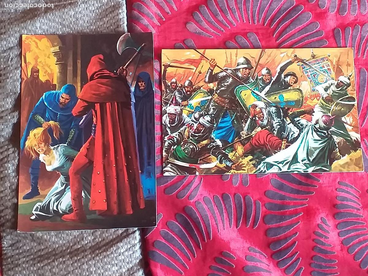 Cartoline: EUROPA-V6-160X105mm.-PORTUGAL-CUADROS DE HISTORIA-M.GUSTAVO-BATALLA NAVAS DE TOLOSA-D.INES DE CASTRO