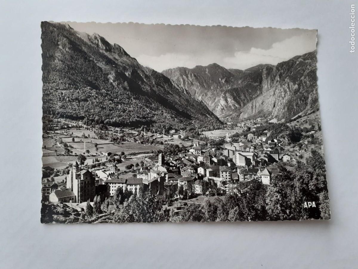 Cartoline: POSTAL - VALLS DE ANDORRA ANDORRA LA VELLA CAPITAL DE LES VALLS VISTA GENERAL
