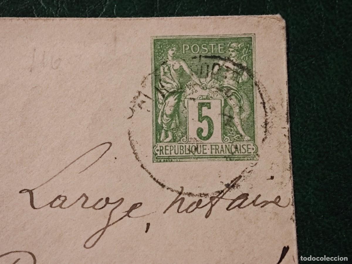 Postales: Sobre antiguo de Francia - Foto 2