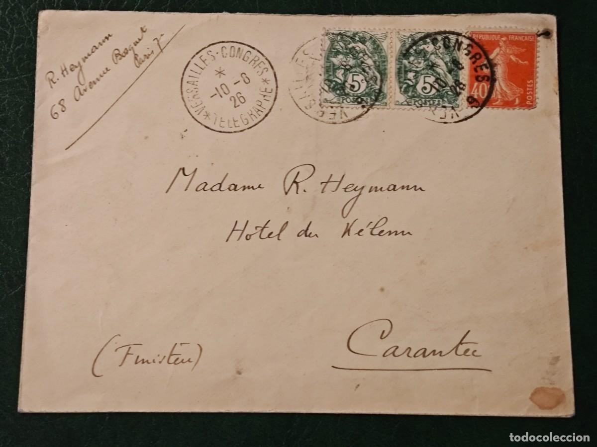 Postales: Sobre antiguo de Francia - Foto 1