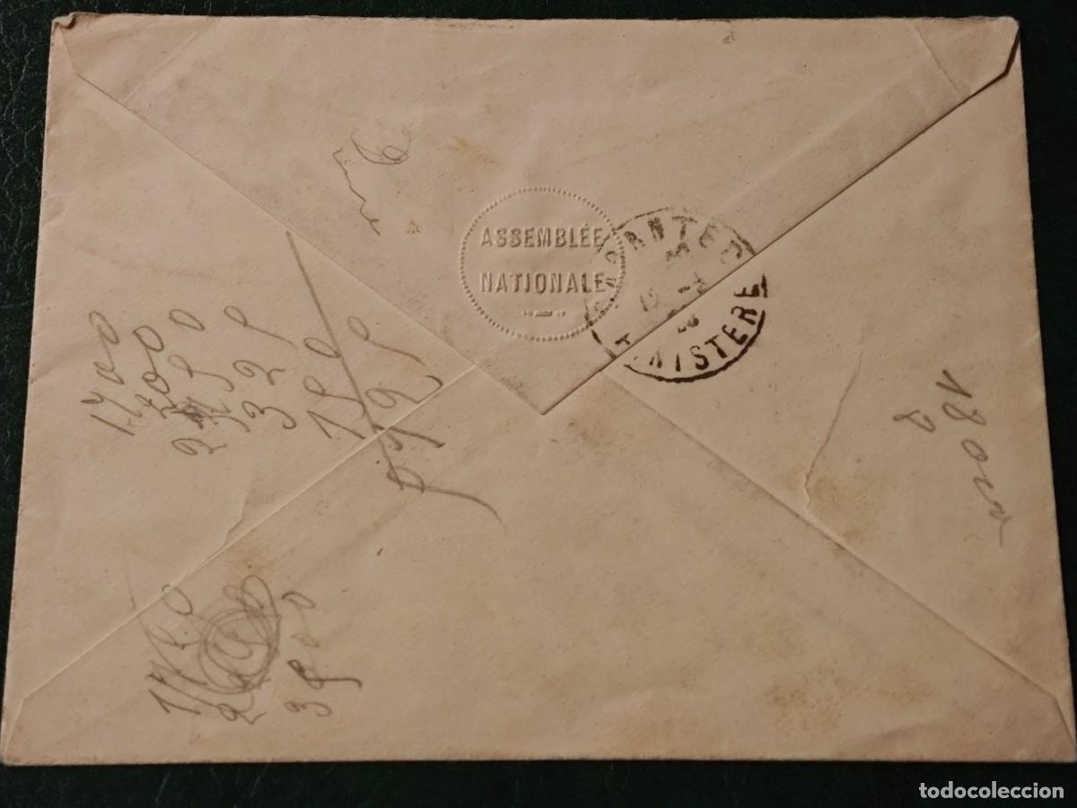 Postales: Sobre antiguo de Francia - Foto 3