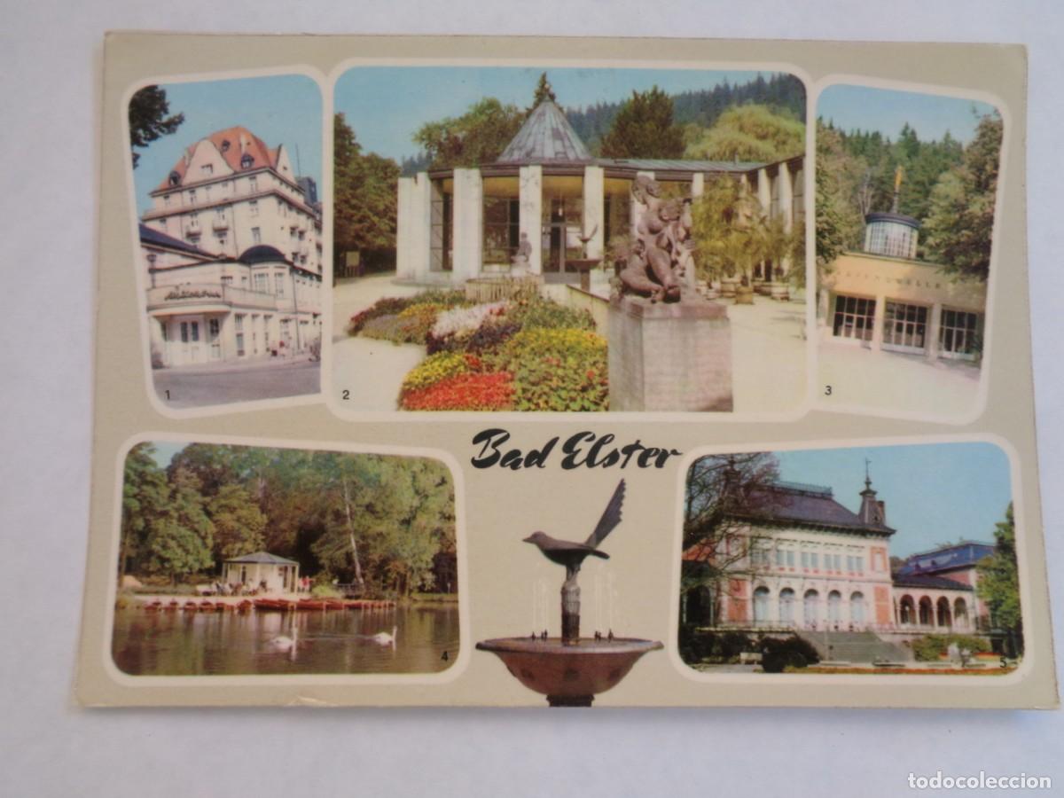 Cartes Postales: POSTAL DE BAD ELSTER ( ALEMANIA DEL ESTE COMUNISTA, DDR ). A&Ntilde;OS 60 . CIRCULADA A SEVILLA