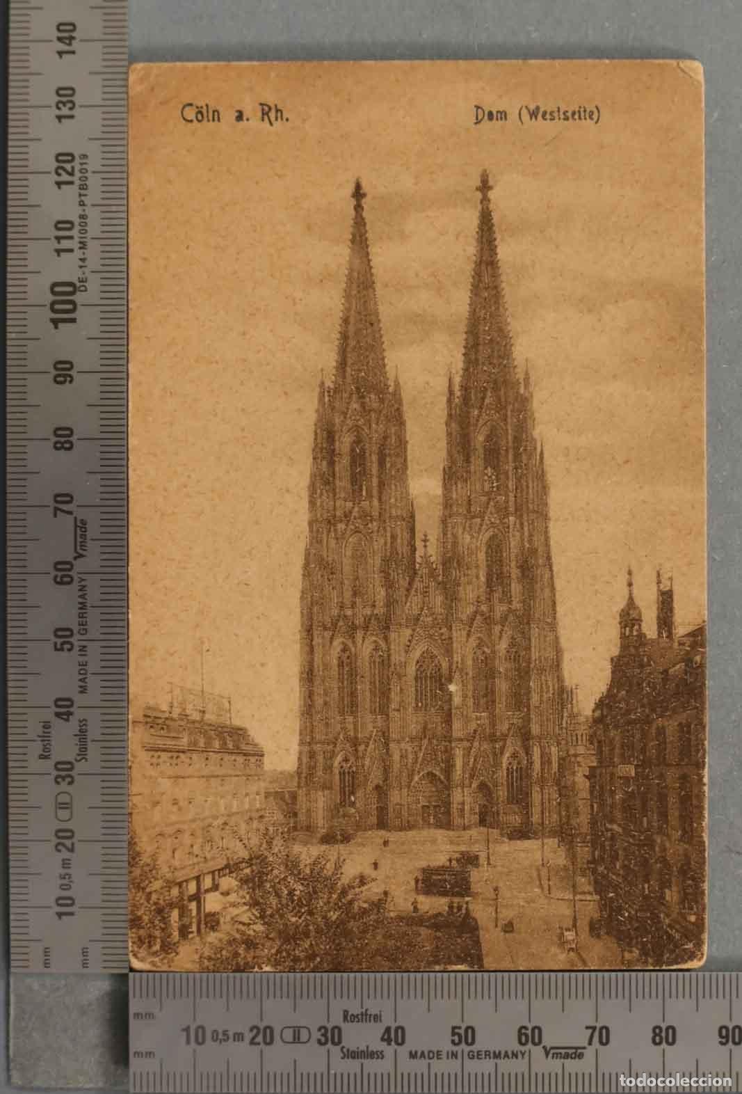 Cartes Postales: POSTAL. Germany Cologne Cathedral - West Side
