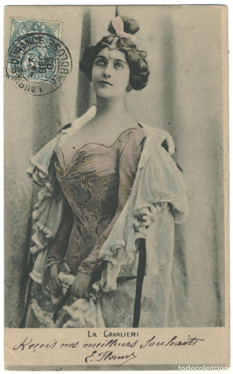 Postais: Postal soprano CAVALI&Eacute;RI, Lina_KVB. 4001 (1903)