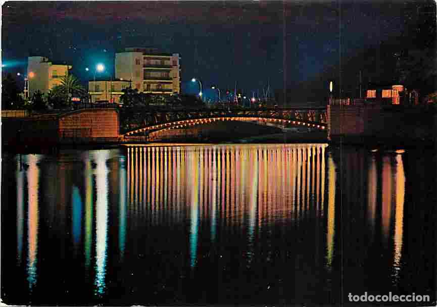 Cartoline: Gr&egrave;ce - Chalkis - Le Pont illumin&eacute; - CPM - Voir Scans Recto-Verso