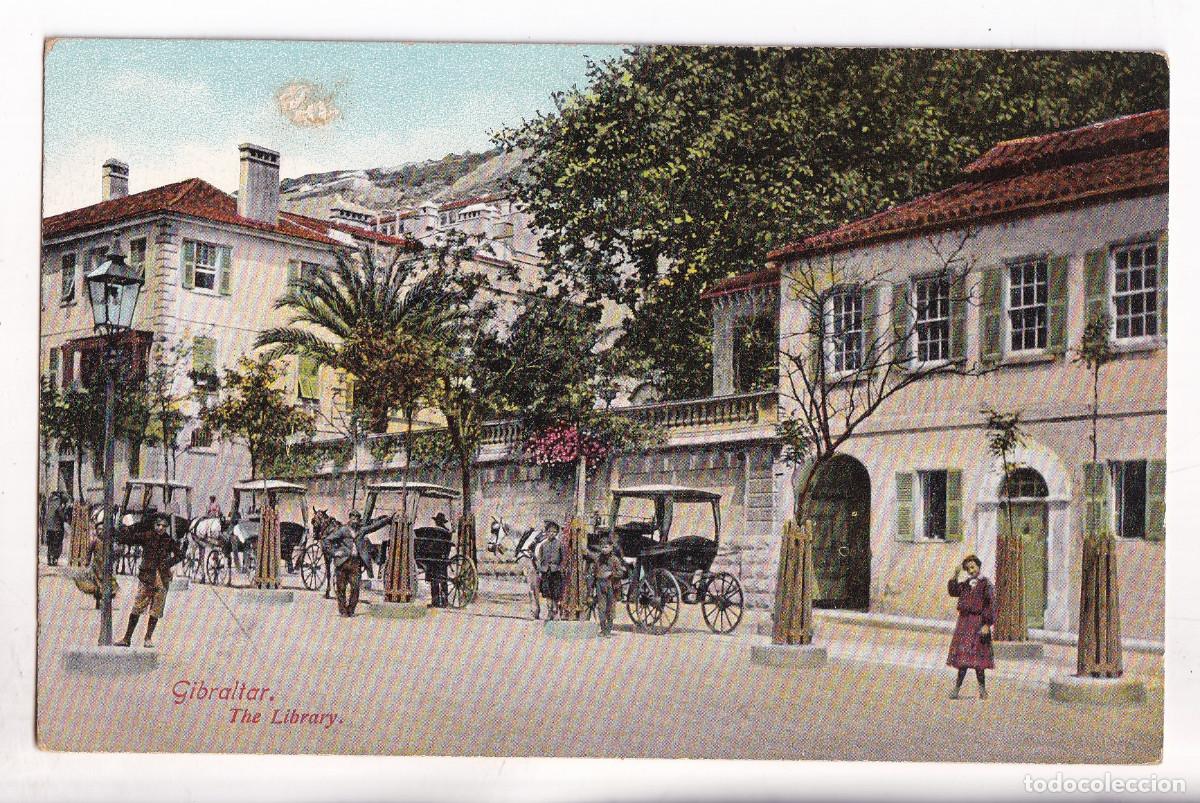 Postales: POSTAL. GIBRALTAR. THE LIBRARY. - Foto 1