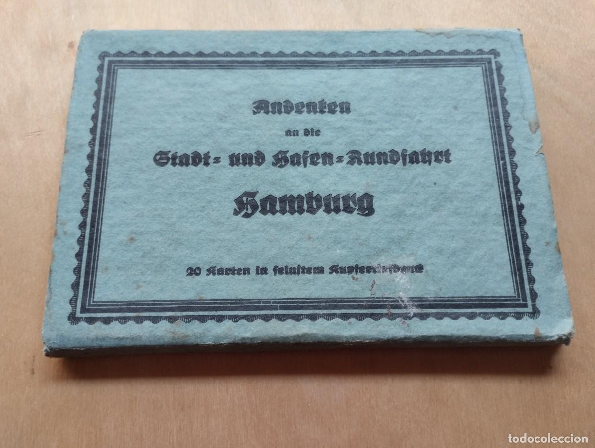 Postales: Bloc de 20 postales de Tour por la Ciudad y el Puerto de Hamburgo, Alemania