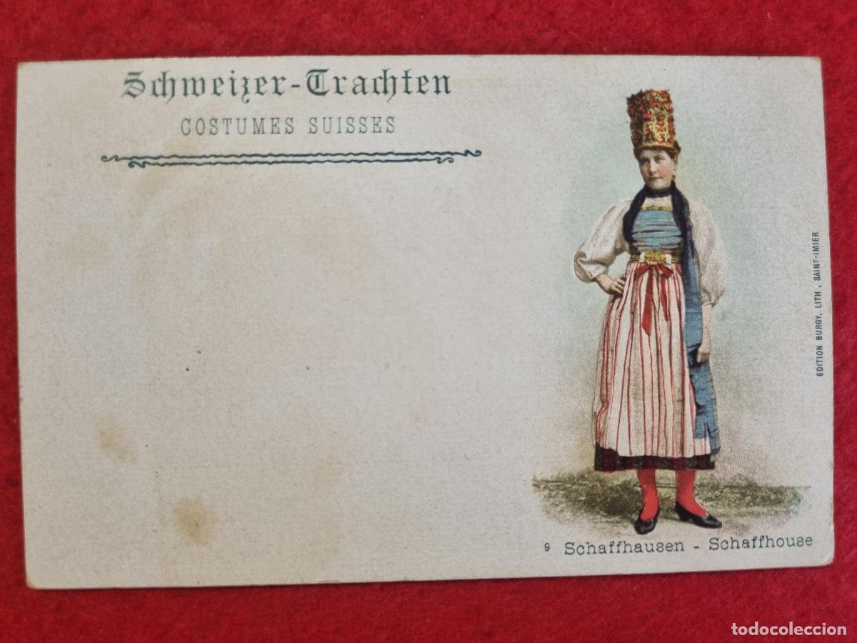 Postkarten: POSTAL ILUSTRADA SUIZA COSTUMBRE SUIZAS ANTIGUA ORIGINAL P2077