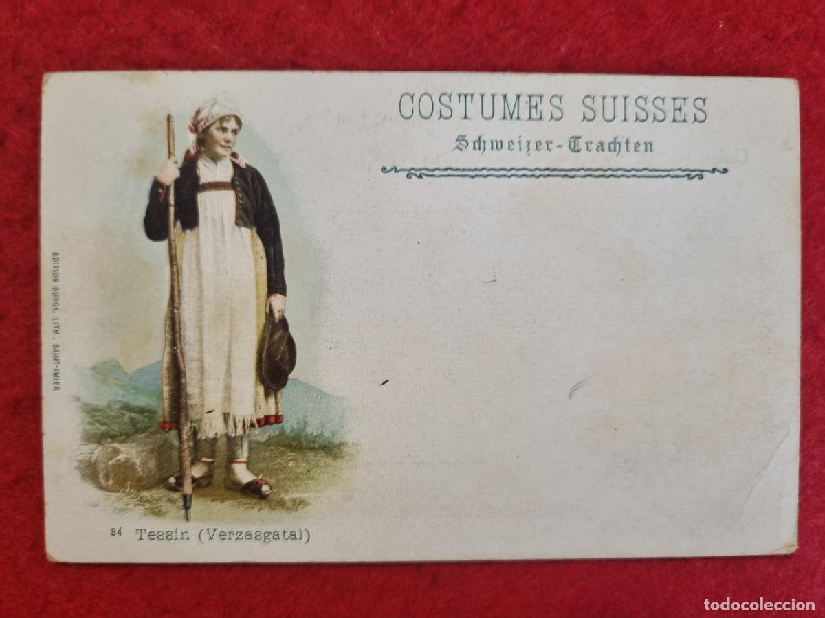 Postkarten: POSTAL ILUSTRADA SUIZA COSTUMBRE SUIZAS ANTIGUA ORIGINAL P2078