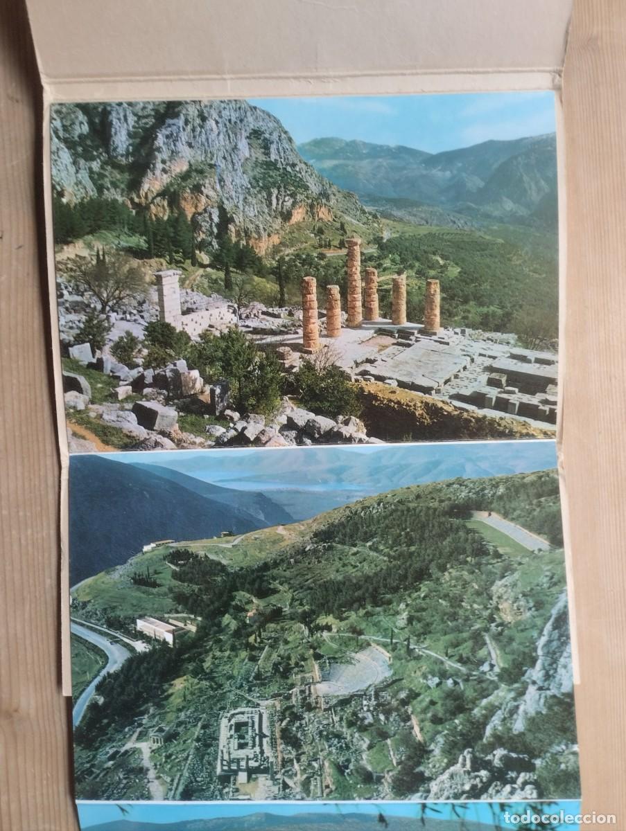 Postales: Bloc con 10 postales de Delphi en Grecia. Hellas - Foto 3