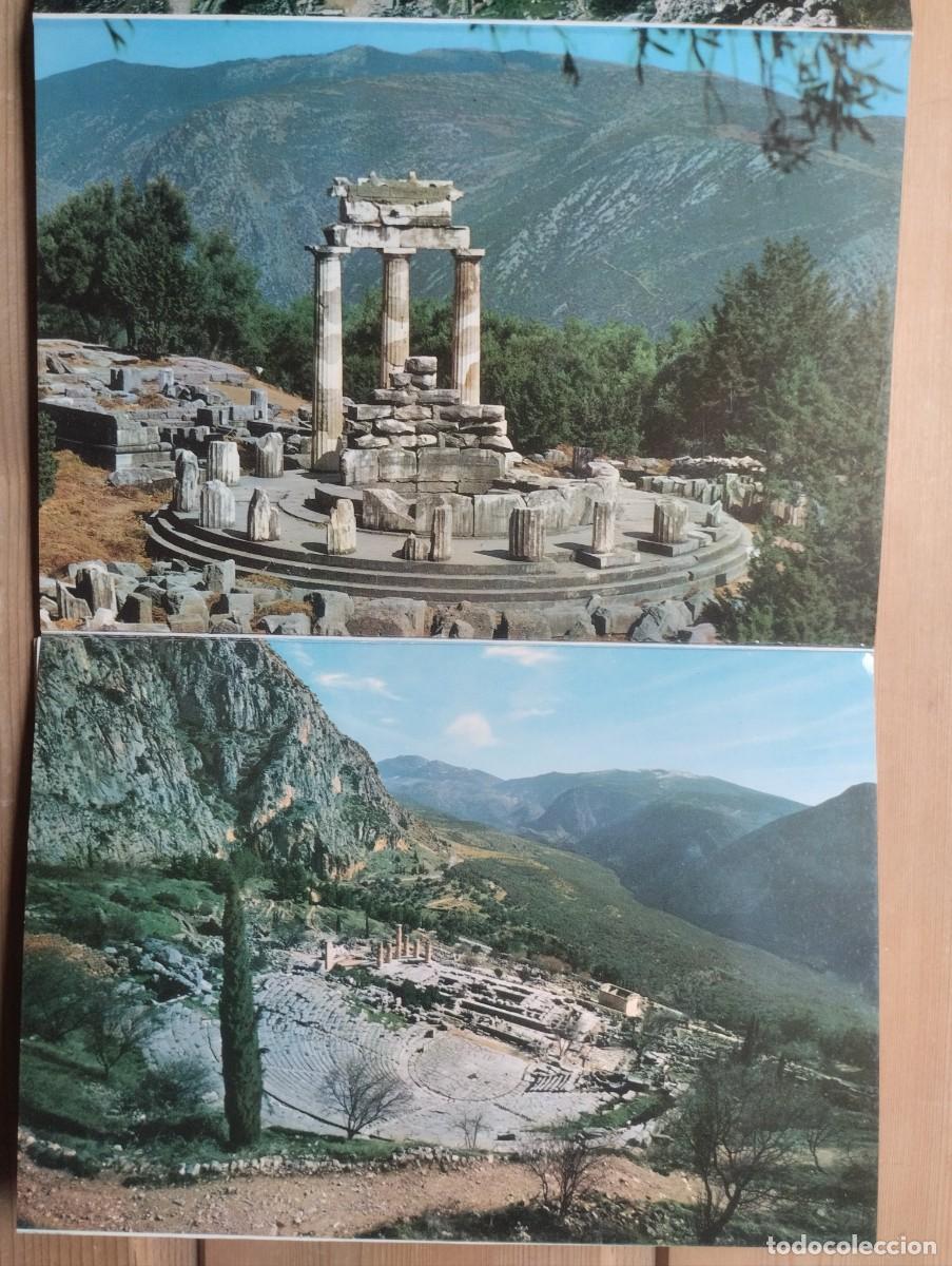Postales: Bloc con 10 postales de Delphi en Grecia. Hellas - Foto 4