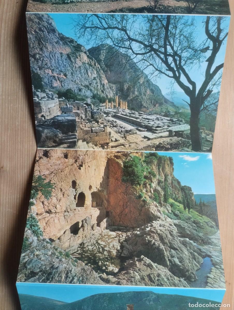 Postales: Bloc con 10 postales de Delphi en Grecia. Hellas - Foto 5