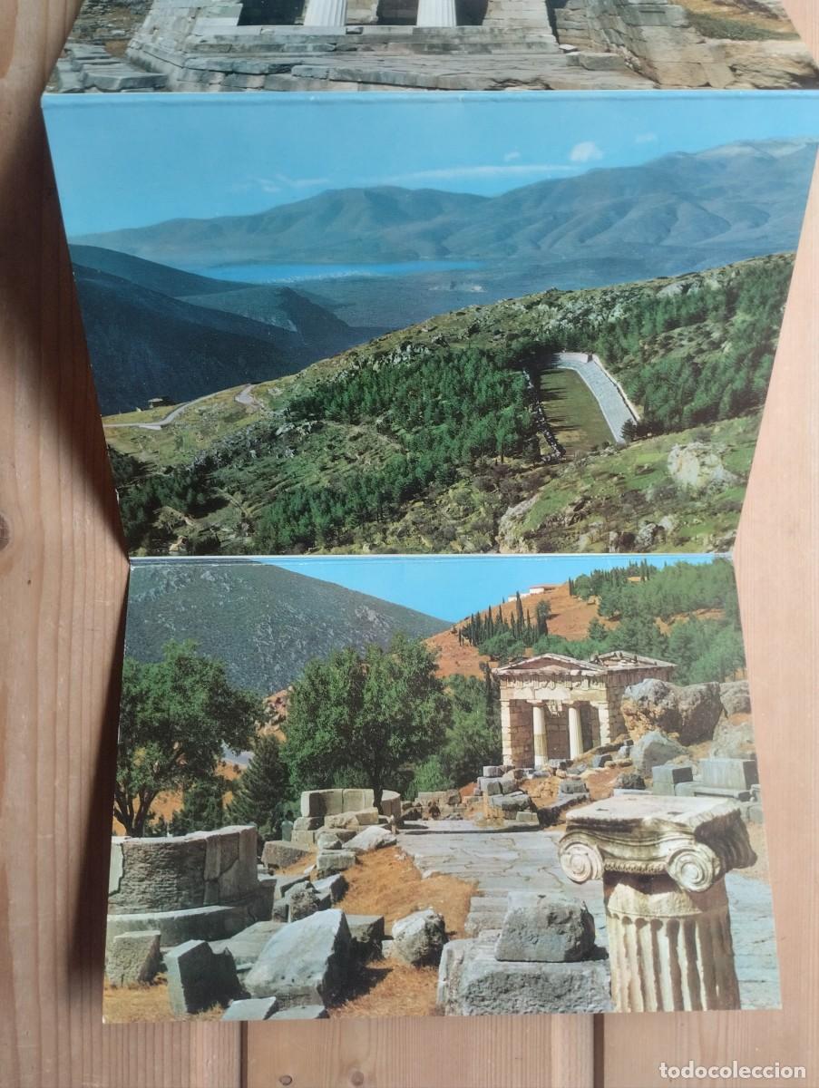 Postales: Bloc con 10 postales de Delphi en Grecia. Hellas - Foto 7