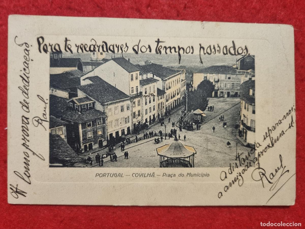 Postkarten: POSTAL PORTUGAL COVILHA PLAZA DEL MUNICIPIO ORIGINAL P2121